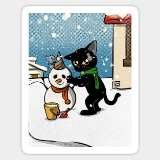 It's snow outside Sticker